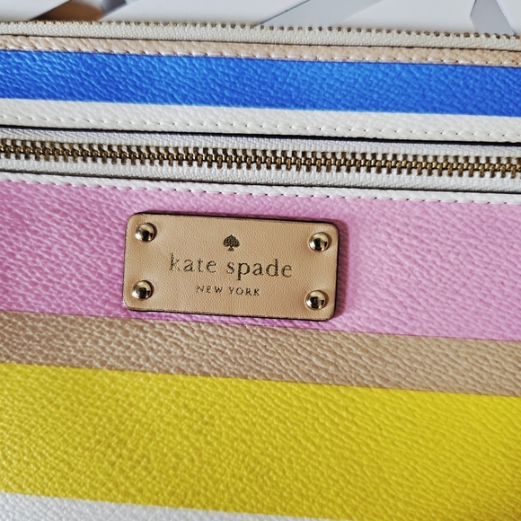 Kate Spade Colorful Striped Wristlet - Picture 3 of 8